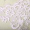 1 Yard 6 Inch Ivory Sequin Beaded Bridal Lace Trim for Wedding Dresses